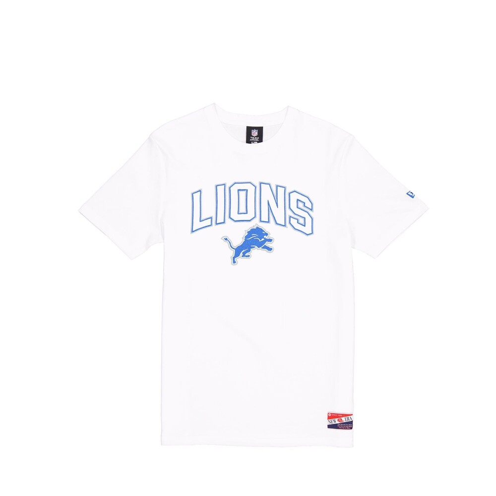 New Era Detroit Lions Throwback White T-Shirt - Size 3XL